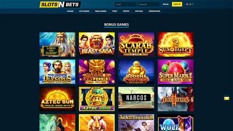 Explore the Thrilling World of SlotsNBets Casino